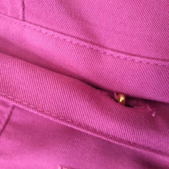 Mureli Vintage Pink Geometric Abstract Cutout Lightweight Shacket Women's Medium - Picture 7 of 12